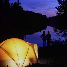 atv camping around algonquin park camp with atv