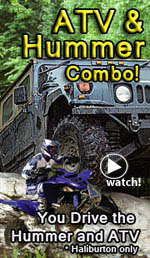 Hummer and ATV Package tour and you drive rental Back Country Tours Ontario
