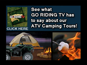 go riding tv takes an atv camping trip with back country tours