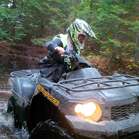 stagette and bachelorette party ideas toronto to muskoka or haliburton ATV