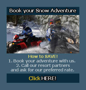 Resort Packages Back Country Tours ATV Snowmobile specialists in Ontario