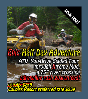 Back Country Tours ATV at Couples Resort Muskoka