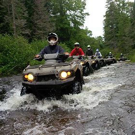 ATV camping safari muskoka and haliburton