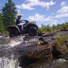 ATV camping safari muskoka and haliburton