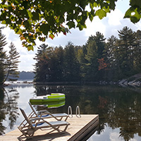 cottage rental with atv snowmobile or jet ski muskoka haliburton