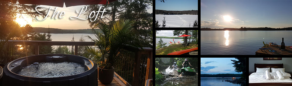 haliburton cottage rental romantic luxury cottage with snowmobile, atv or jet ski