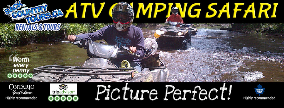 atv camping safari muskoka and haliburton