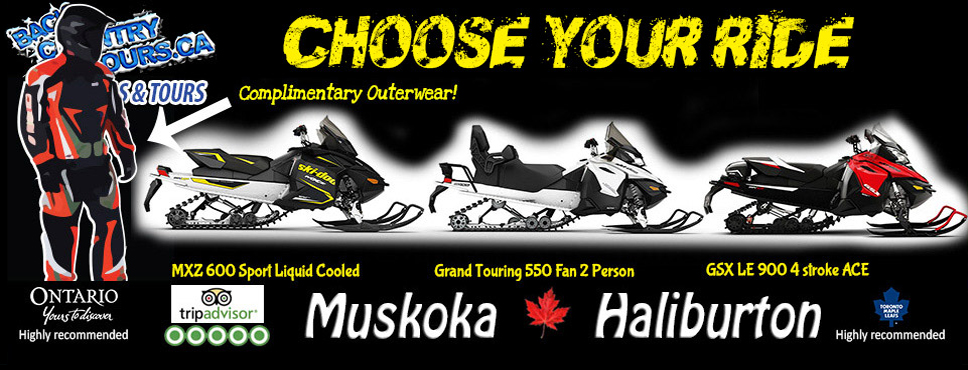 award winning snowmobile rentals muskoks and haliburton