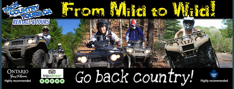 atv in muskoka and haliburton