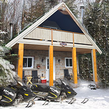 atv tour private cottage rental package muskoka