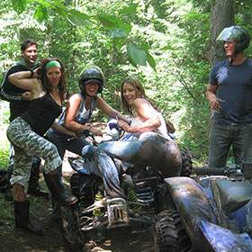 jack and jill parties muskoka and haliburton atv tours mud