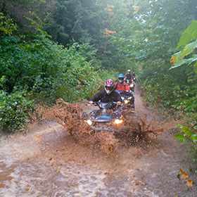 jack and jill parties muskoka and haliburton atv tours mud