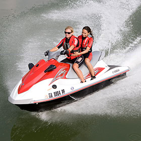 jet ski in haliburton at Sir Sam's Inn