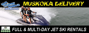 short term jet ski rentals muskoka haliburton