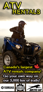 atv rentals muskoka and haliburton ontario back country tours