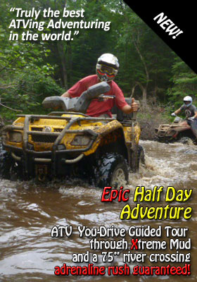 ultimate atv tour muskoka and algonquin park ontario