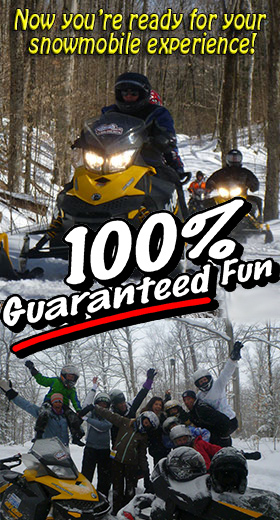 snowmobiling muskoka Pine Cliff Resort rentals