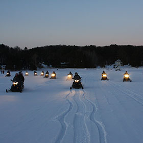 snowmobile rentals tours in muskoka and haliburton