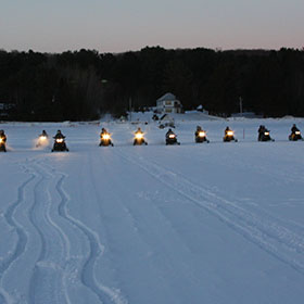 snowmobile rentals and tours for winter stag events bachelor parties