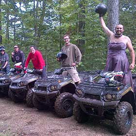 Jack & Jill Parties - atv tours for large group Jack & Jill Parties