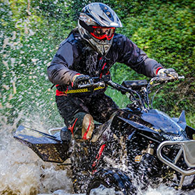 muskoka epic atv camping tour, atv tour into your campsite