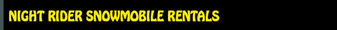 night rider snowmobile guided tours muskoka Pine Cliff Resort