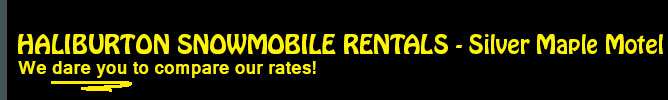 sled rentals snowmobile rentals haliburton ontario